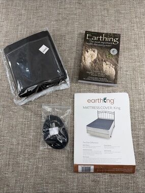 earthing King Mattress Cover - Black